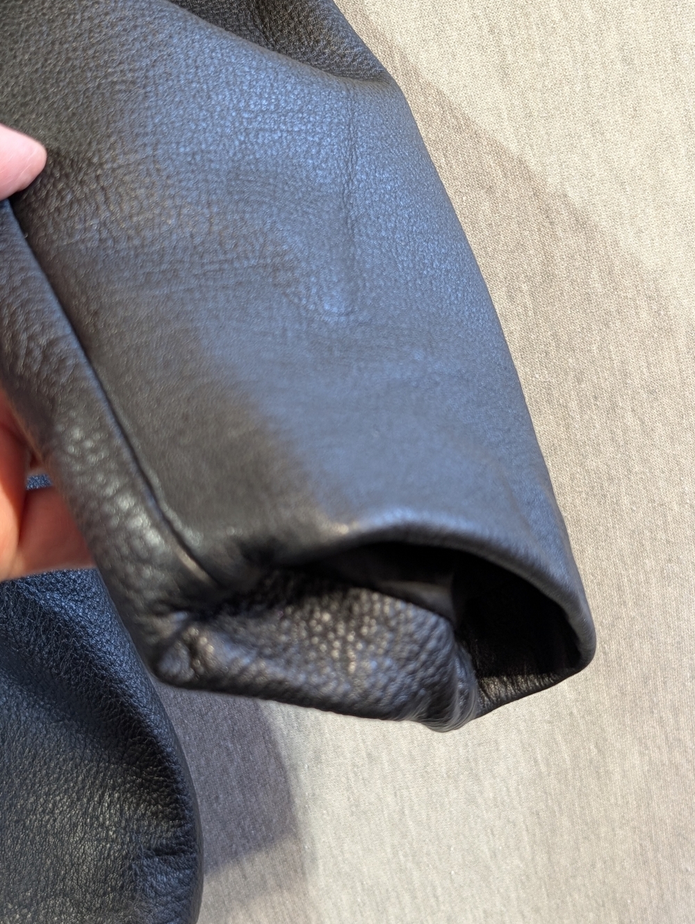 Danier Genuine Leather Coat Women's 3XL Black - Picture 4 of 16